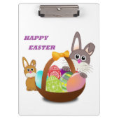 BUNNY "HAPPY EASTER" KLEMBORD (Voorkant)