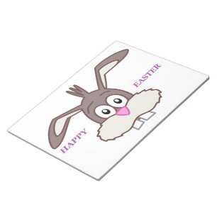 BUNNY "HAPPY EASTER" NOTITIEBLOK