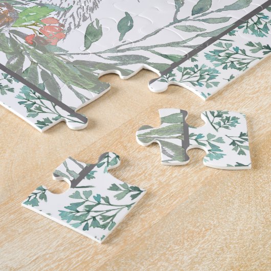 Bunny Happy Pasen Legpuzzel (Zijkant)