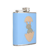 Bunny Hatching uit een eierrijke fles Heupfles (Rechts)