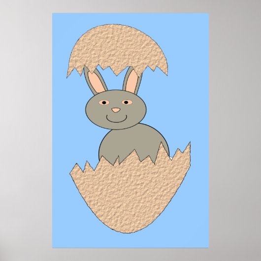 Bunny Hatching uit Poster van eiervogels (Voorkant)