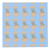 Bunny Hatching van de Eieren Aangepaste Foto Cube Kubus (Rechts)