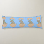 Bunny Hatching van de Eiwitvoerder Pillow Lichaamskussen (Achterkant)