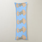 Bunny Hatching van de Eiwitvoerder Pillow Lichaamskussen (Achterkant (Verticaal))