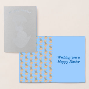 Bunny Hatching van de Kaart van de eiervoederFolie