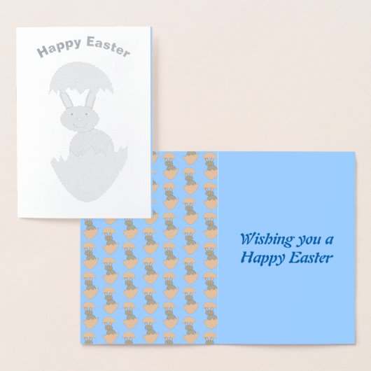 Bunny Hatching van de Kaart van de eiervoederFolie (Display)
