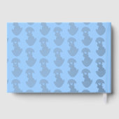 Bunny Hatching van Egg Weird Baby shower Gastenboek (Achterkant)