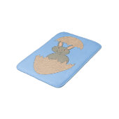 Bunny Hatching van Egg Weird Bath Mat (Gekanteld)