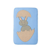 Bunny Hatching van Egg Weird Bath Mat (Voorkant Verticaal)