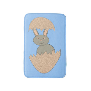 Bunny Hatching van Egg Weird Bath Mat