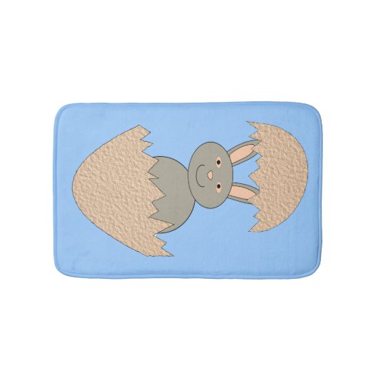 Bunny Hatching van Egg Weird Bath Mat (Voorkant)