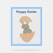 Bunny Hatching van Egg Weird Custom Acryl Bord (Voorkant)