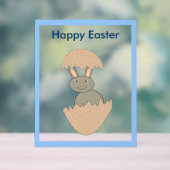 Bunny Hatching van Egg Weird Custom Acryl Bord (Neutraal)