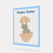 Bunny Hatching van Egg Weird Custom Acryl Bord (Hoek)
