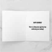 Bunny Hatching van Egg Weird Custom Kaart (Binnen)