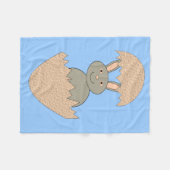 Bunny Hatching van Egg Weird Fleece Blanket Deken (Voorkant (Horizontaal))