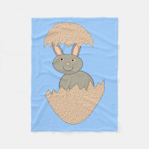 Bunny Hatching van Egg Weird Fleece Blanket Deken