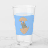 Bunny Hatching van Egg Weird Glas (Voorkant)