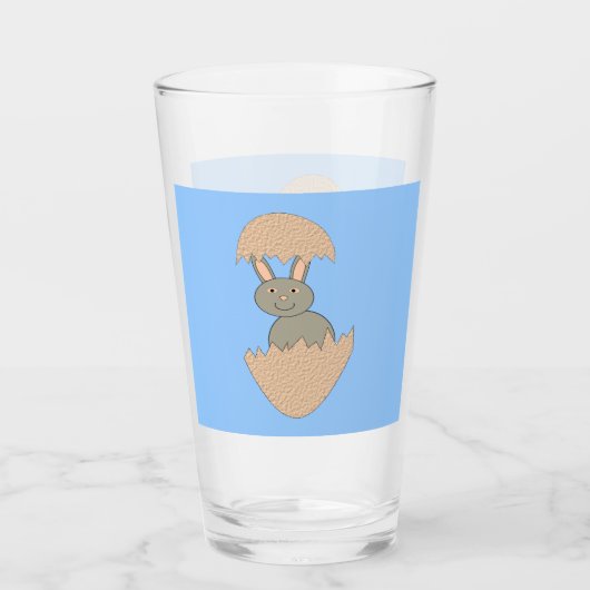 Bunny Hatching van Egg Weird Glas (Voorkant)