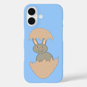Bunny Hatching van Egg Weird iPhone 16 Hoesje