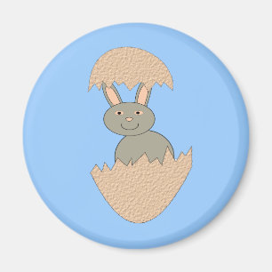 Bunny Hatching van Egg Weird Magnet