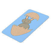 Bunny Hatching van Egg Weird Magnet Magneet (Linkerzijde)