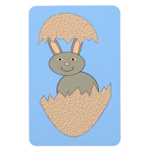 Bunny Hatching van Egg Weird Magnet Magneet