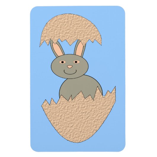 Bunny Hatching van Egg Weird Magnet Magneet (Verticaal)