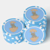 Bunny Hatching van Egg Weird Poker Chips (Opstapeling)