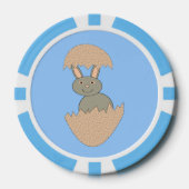 Bunny Hatching van Egg Weird Poker Chips (Voorkant)
