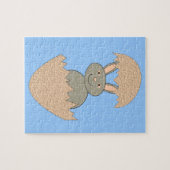 Bunny Hatching van Egg Weird Puzzle Legpuzzel (Horizontaal)