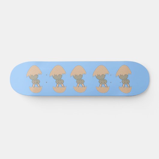 Bunny Hatching van Egg Weird Skateboard (Horizontaal)