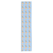 Bunny Hatching van Egg Weird Table Runner Korte Tafelloper (Voorkant)