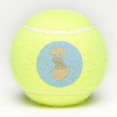Bunny Hatching van Egg Weird Tennisballen (Achterkant)