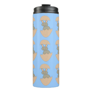 Bunny Hatching van Egg Weird Thermal Tumbler Thermosbeker