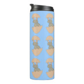 Bunny Hatching van Egg Weird Thermal Tumbler Thermosbeker (Geroteerd rechts)