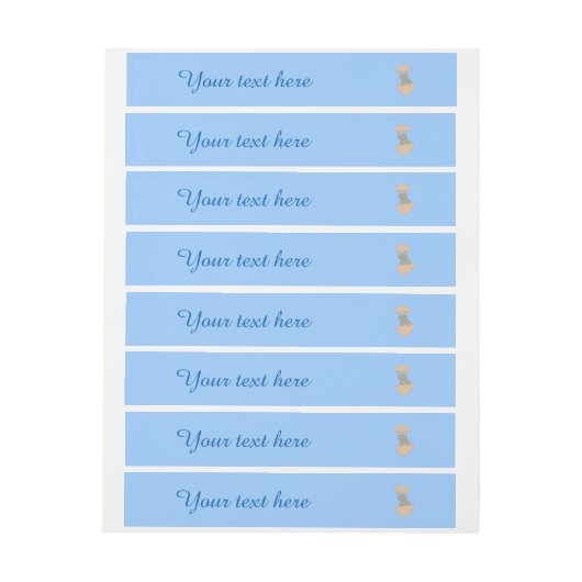 Bunny Hatching van Eieren Weird Custom Labels Omwikkelbaar Adreslabel (Vel)