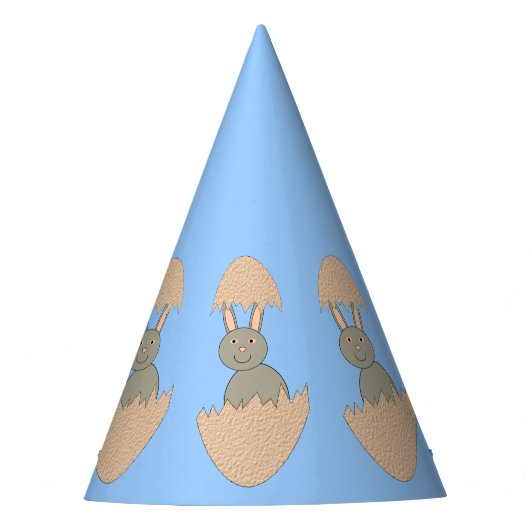 Bunny Hatching van het Pet van de eierpartij Feesthoedjes (Voorkant)
