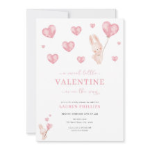 Bunny Hearts Kleine Valentijn Baby shower