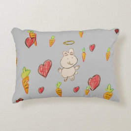 BUNNY HEAVEN - Pillow (geborsteld polyester) Accent Kussen