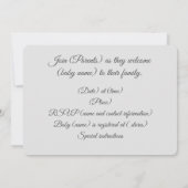 Bunny Hello Kaart (Achterkant)