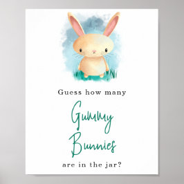 Bunny - Hoeveel gummibeertjes Poster