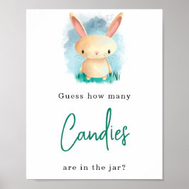 Bunny - Hoeveel snoepjes Poster