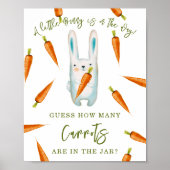 Bunny - Hoeveel wortelen zitten er in de pot Poster (Voorkant)