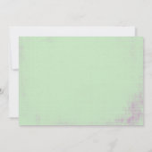 Bunny Holding een ballonfeest Kaart (Achterkant)