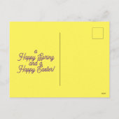 Bunny Holiday Briefkaart (Achterkant)