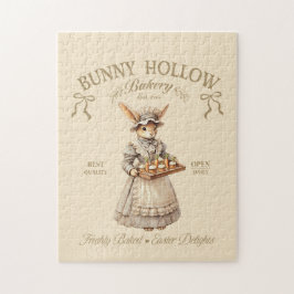 Bunny Hollow Bakery Antieke Paashaas Bakker Legpuzzel