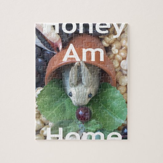 Bunny Home Honey Home Home Legpuzzel (Verticaal)