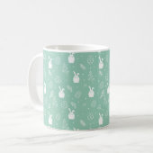 Bunny Hop Mug – Easter Egg Pattern Koffiemok (Voorkant links)
