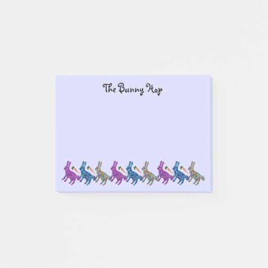 Bunny Hop Post-it® notes 4 x 3 (Voorkant)
